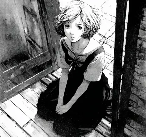 韩漫作品对比页面的两本漫画封面并置示例